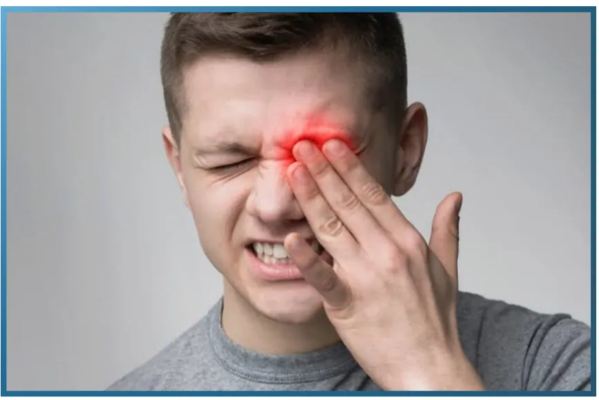 Sudden severe eye pain