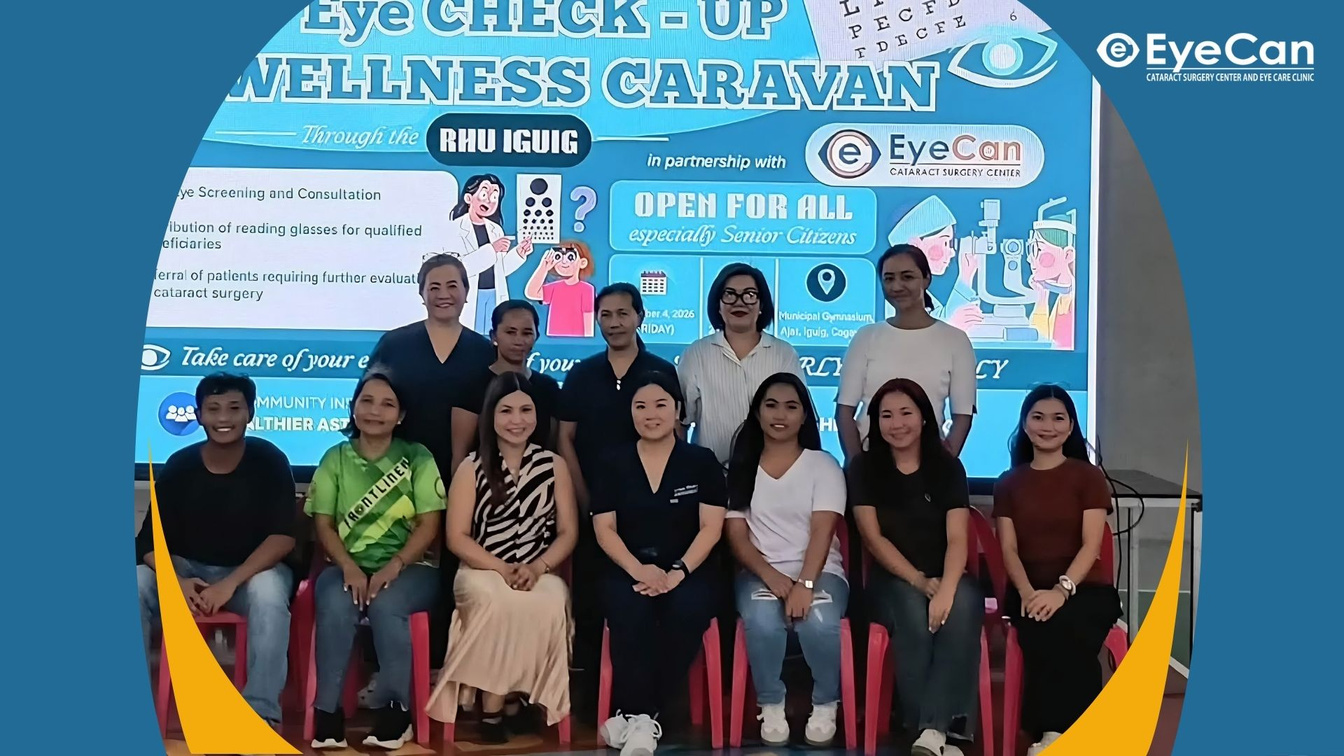 Eye Can Philippines Eye Check-up Wellness Caravan team in Iguig